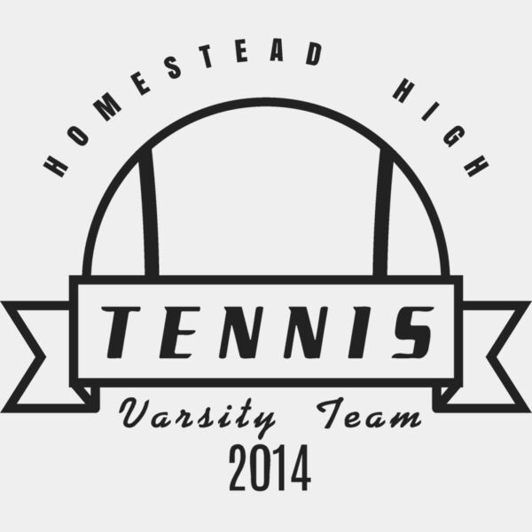 Tennis Template DNT001 BW Thumbnail