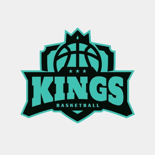 Kings Basketball Logo Template Thumbnail