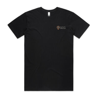 GCG Black Organic Tee - Logo CHEST RIGHT Thumbnail